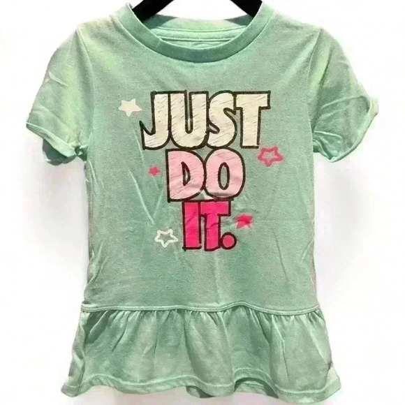 Nike - Mint Green w Ruffled Waist- Girls size 4T - Picture 1 of 3
